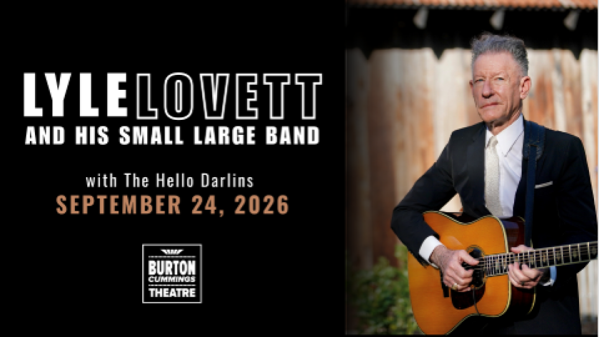ENTER TO WIN: Tickets to see Lyle Lovett!